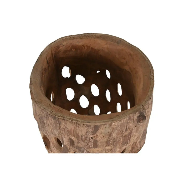 Ваза Home ESPRIT Естествен Тик 30 x 30 x 75 cm 30 x 31 x