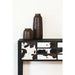 Ваза Home ESPRIT Кафяв Черен Смола Колониален 20 x 20 x 48