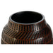Ваза Home ESPRIT Кафяв Черен Смола Колониален 19 x 19 x 21