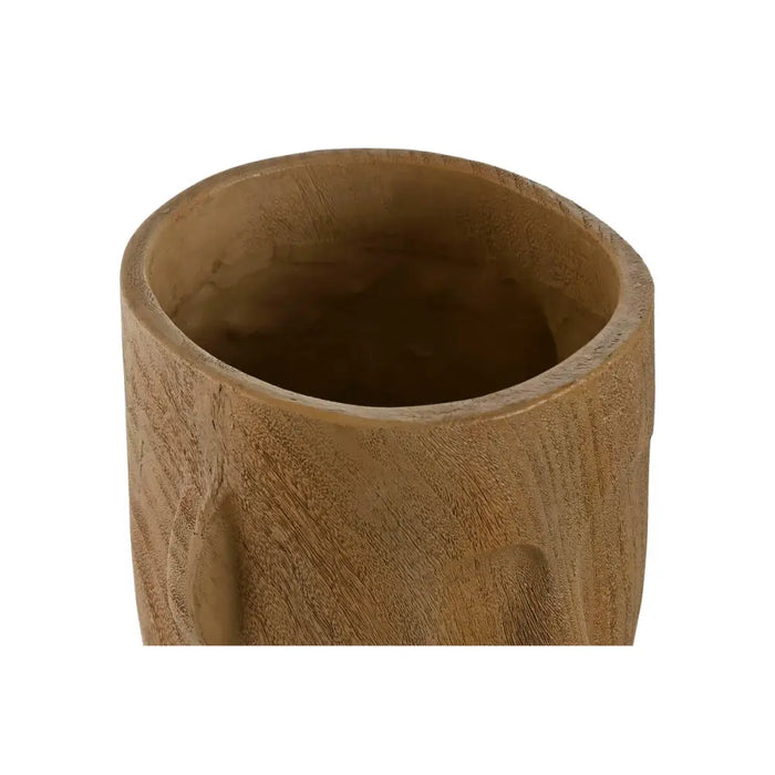 Ваза Home ESPRIT Кафяв Смола Лице 15 x 15 x 31 cm