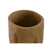 Ваза Home ESPRIT Кафяв Смола Лице 15 x 15 x 31 cm