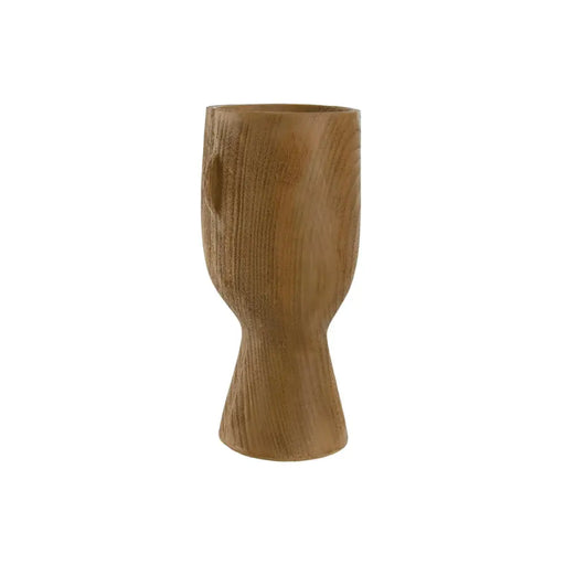 Ваза Home ESPRIT Кафяв Смола Лице 15 x 15 x 31 cm