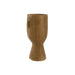 Ваза Home ESPRIT Кафяв Смола Лице 15 x 15 x 31 cm