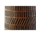 Ваза Home ESPRIT Кафяв Черен Смола Колониален 20 x 20 x 48