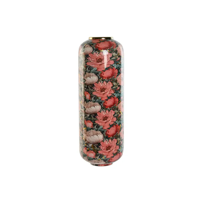 Ваза Home ESPRIT Многоцветен Розов Метал 25 x 25 x 69,3 cm