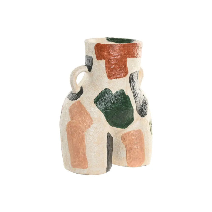 Ваза Home ESPRIT Многоцветен Смола Модерен 26,5 X 18 X 32,5