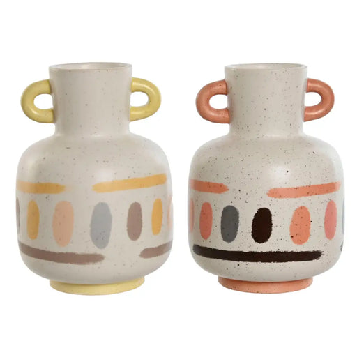 Ваза Home ESPRIT Многоцветен Dolomite 16 x 16 x 22 cm (2