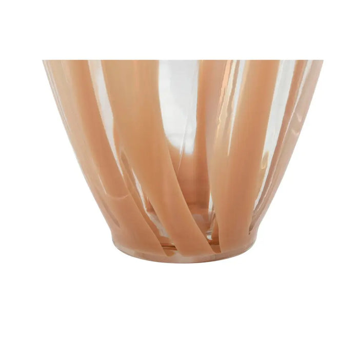 Ваза Home ESPRIT Праскова Кристал Модерен 17,5 x 17,5 x 44
