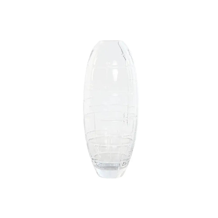Ваза Home ESPRIT Прозрачен Кристал Модерен 11,5 X 11,5 X 28