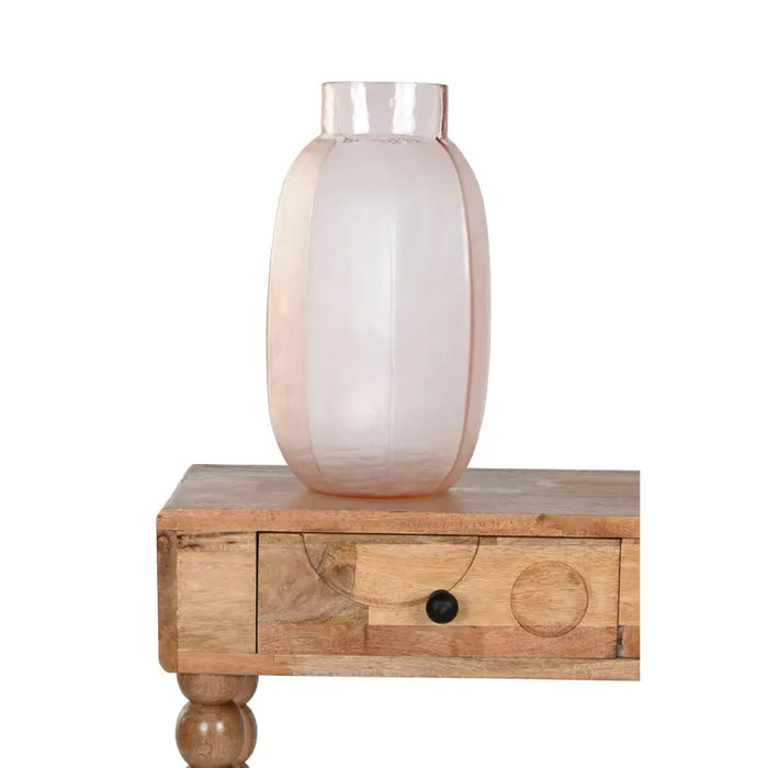 Ваза Home ESPRIT Розов Кристал Модерен 23 x 23 x 44 cm