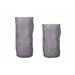 Ваза Home ESPRIT Сив Кристал Модерен 14 x 14 x 31,5 cm