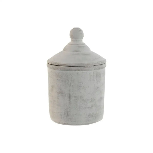 Ваза Home ESPRIT Сив Цимент Ориенталски 19 x 19 x 31 cm