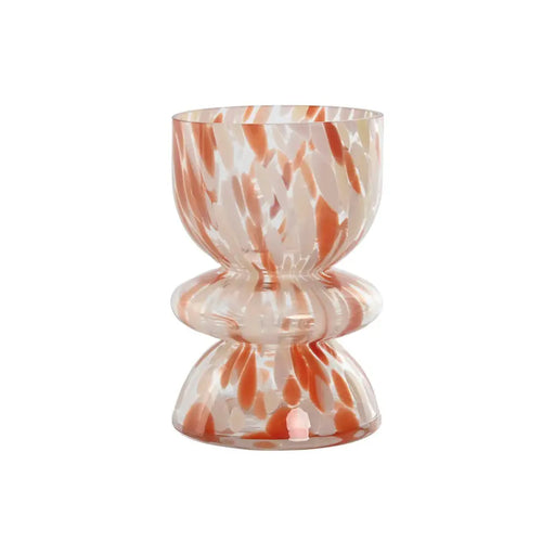 Ваза Home ESPRIT Сметана теракота Кристал Модерен 16 x 16 x