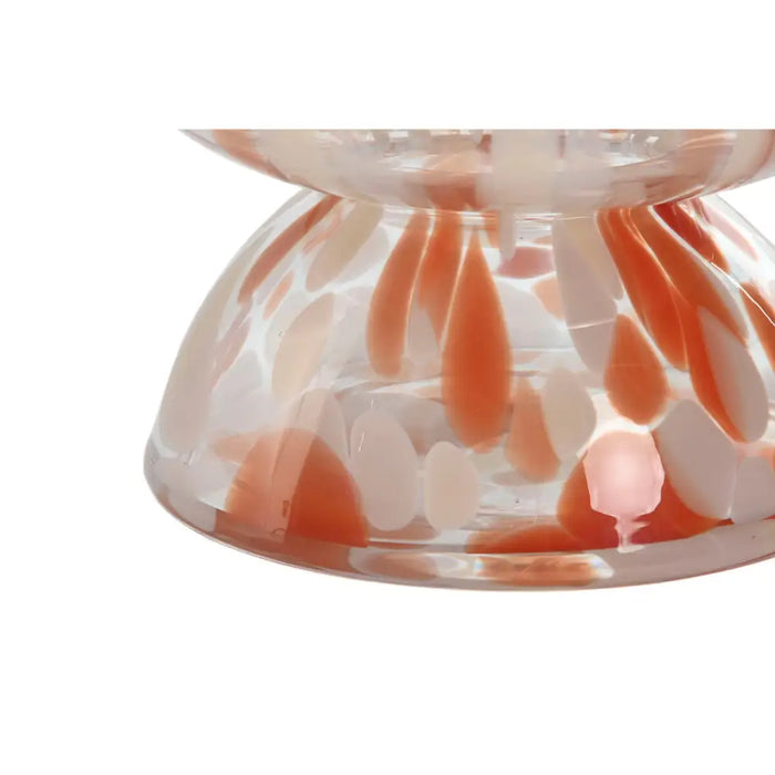 Ваза Home ESPRIT Сметана теракота Кристал Модерен 16 x 16 x