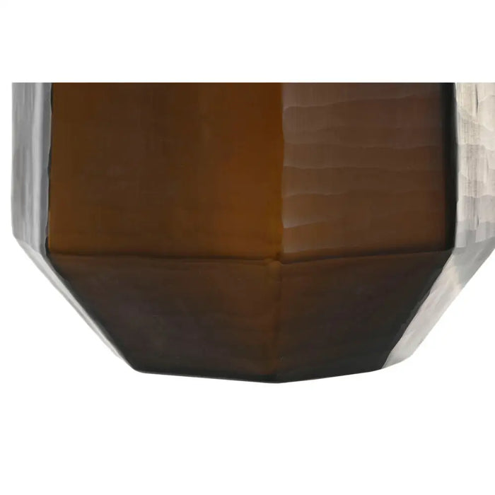 Ваза Home ESPRIT Тъмно сив Кристал Модерен 18 x 18 x 31 cm