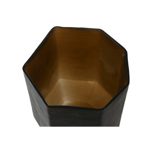 Ваза Home ESPRIT Тъмно сив Кристал Модерен 18 x 18 x 22 cm