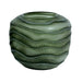 Ваза Home ESPRIT Зелен Кристал Модерен 20 x 20 x 18 cm