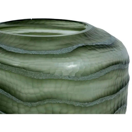 Ваза Home ESPRIT Зелен Кристал Модерен 20 x 20 x 18 cm