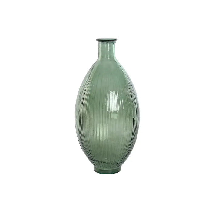 Ваза Home ESPRIT Зелен Рециклирано стъкло 30 x 30 x 59 cm