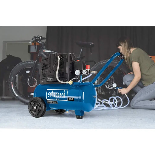Въздушен Компресор Scheppach HC25Si Хоризонтален 1100 W 8