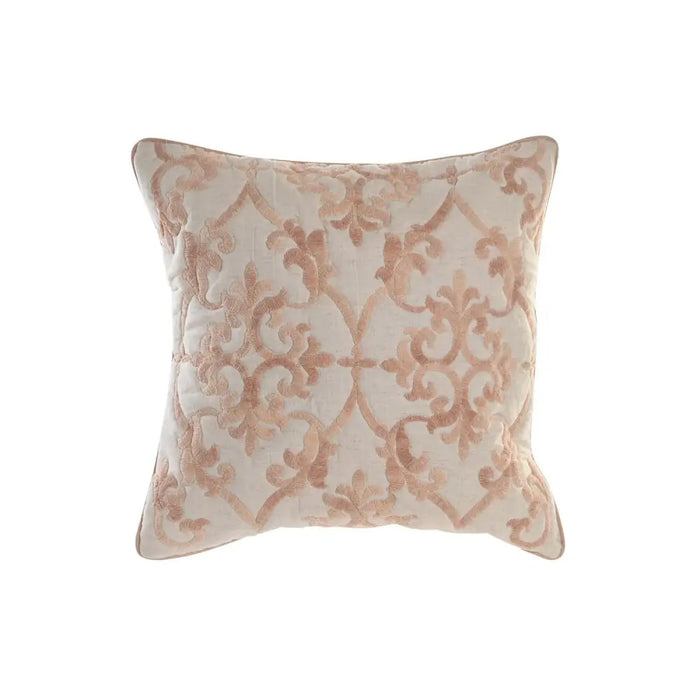Възглавница DKD Home Decor 50 x 15 x 50 cm Бежов Розов