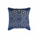 Възглавница DKD Home Decor 8424001850341 Син Златен 45 x 10