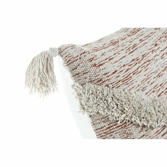 Възглавница DKD Home Decor Бежов Оранжев 45 x 10 x 45 cm