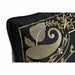 Възглавница DKD Home Decor Черен Златен 45 x 10 x 45 cm