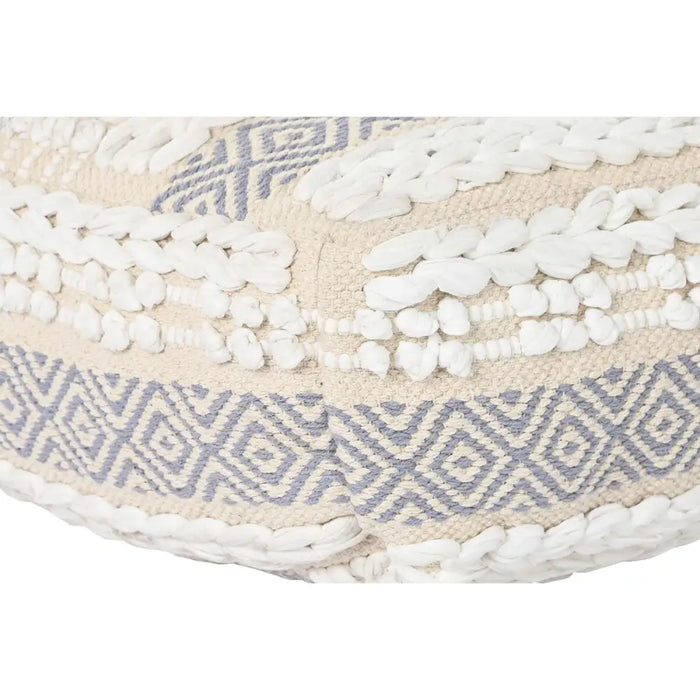 Възглавница DKD Home Decor На почва Бял Сив Квадратек Boho