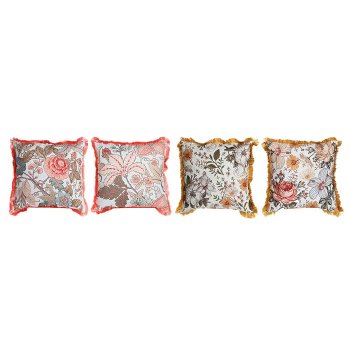 Възглавница DKD Home Decor Ресни 45 x 15 x 45 cm (4 броя)