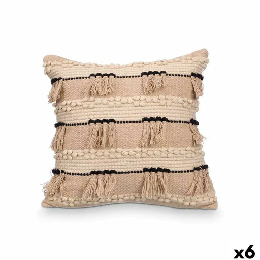 Възглавница Gift Decor Черен Естествен 45 x 15 x 45 cm (6
