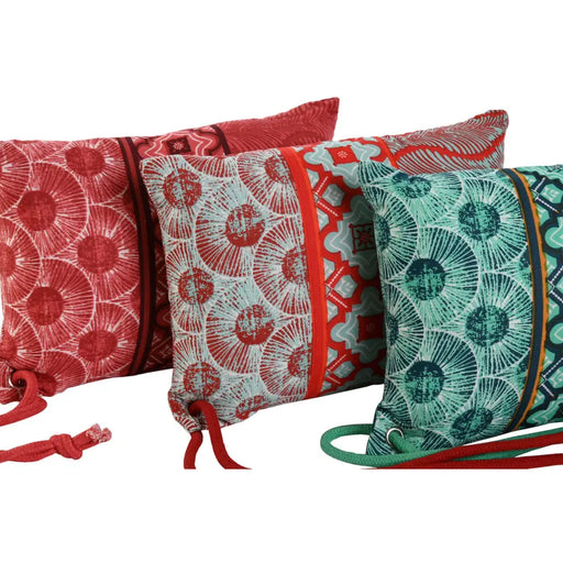Възглавница Home ESPRIT Червен Зелен Корал 30 x 10 x 20 cm