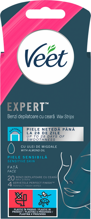 Депилиращи ленти за лице Expert, 20 бр