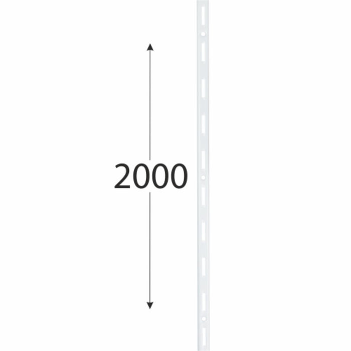 ЕДИНИЧНА ШИНА 2000MM БЯЛА