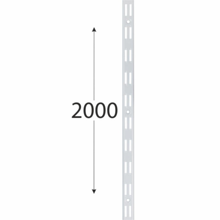 ДВОЙНА ШИНА 2000MM БЯЛА