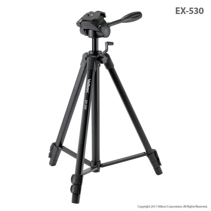 Velbon EX-530 статив Цифрови/филмови фотоапарати 3 крака Черен