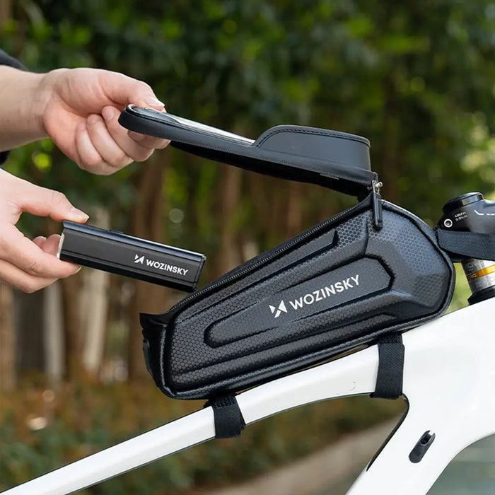 Велосипедна чанта Wozinsky за рамката бронирана с джоб