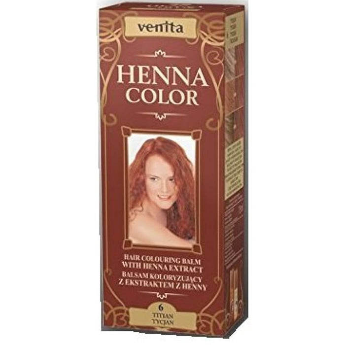 Полупостоянно Оцветяване Venita Henna Color Nº 6 Titian 75 ml