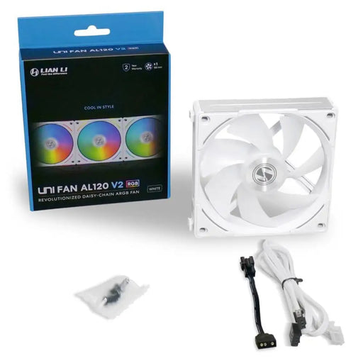 Вентилатор Lian Li UNI AL120 V2 ARGB Бял