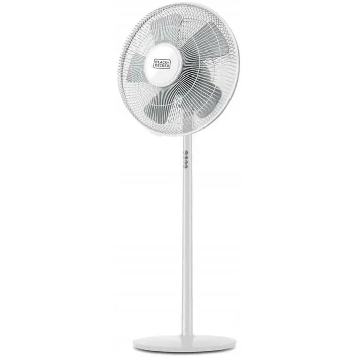 Вентилатор с крака Black & Decker ES9440020B Бял 60 W
