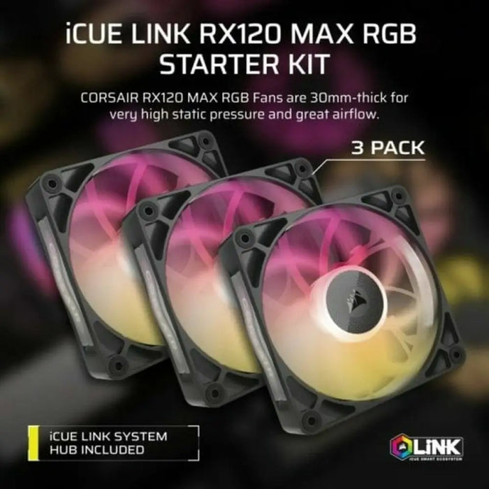 Вентилатор за кутия Corsair iCUE LINK RX120 RGB MAX