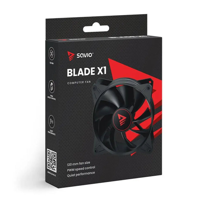 Вентилатор за кутия Savio SAVGBLADE Ø 12 cm (1 броя)