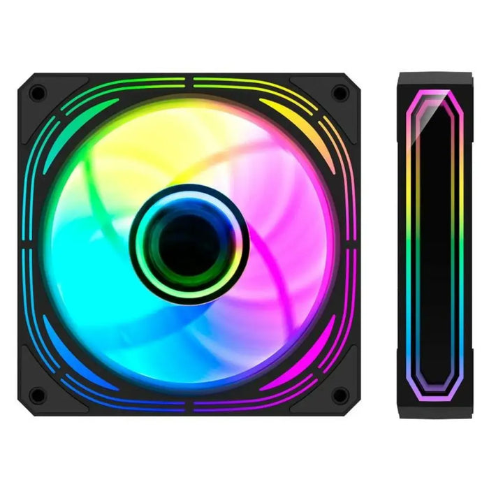 Вентилатор за кутия CoolBox KIT 4 Vent.12cm ARGB Infinity