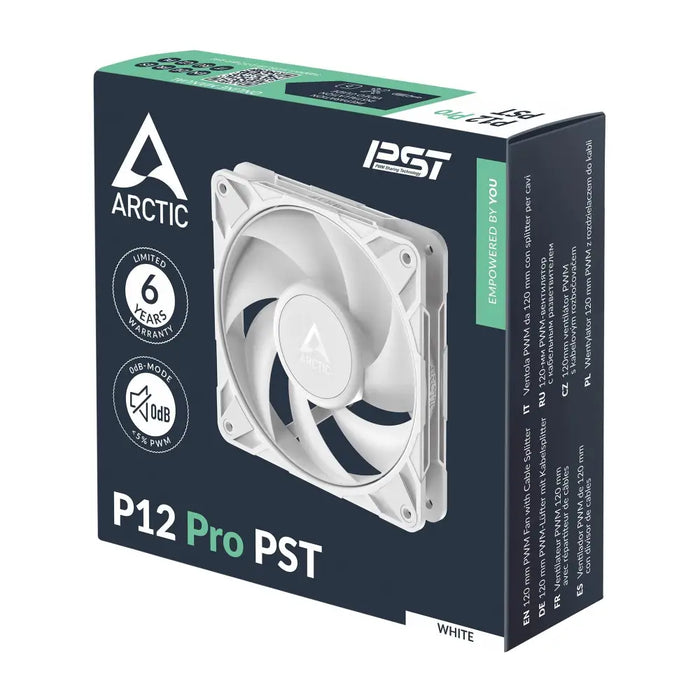 Вентилатор ARCTIC P12 Pro PST White - 120mm PWM