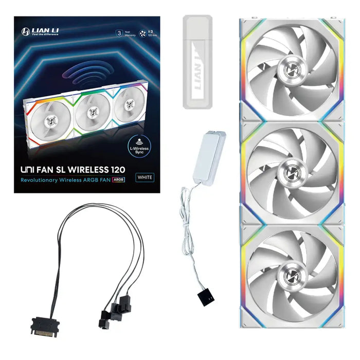 Вентилатори 3бр Lian Li UNI FAN SL Wireless ARGB PWM - 120