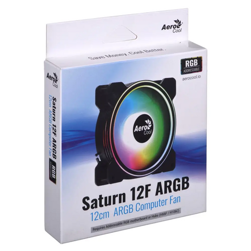 Вентилатор AEROCOOL PGS SATURN 12F ARGB 6P (120mm)