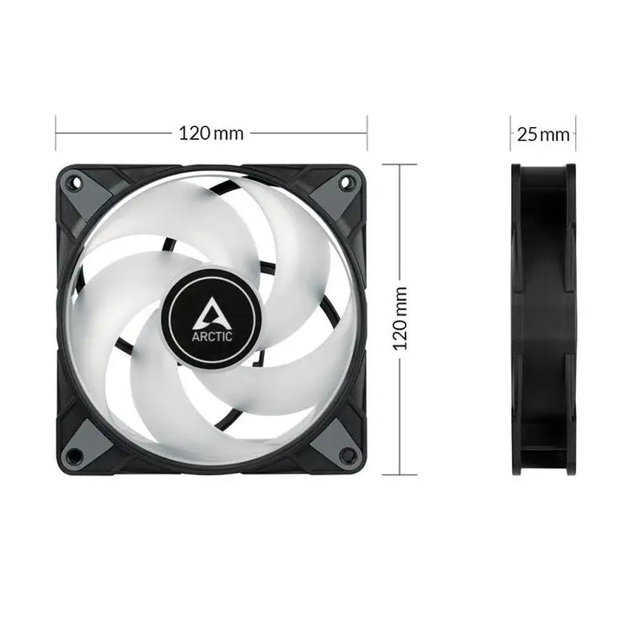 Вентилатор ARCTIC P12 Black A-RGB 120mm