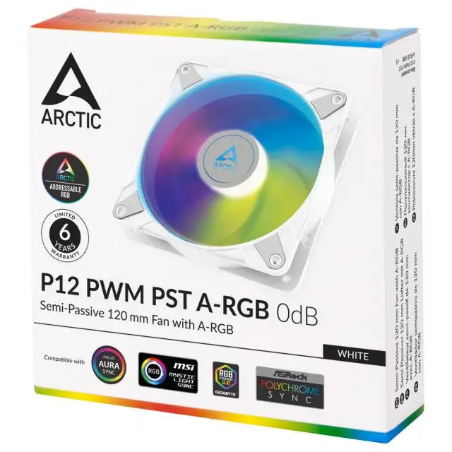 Вентилатор ARCTIC P12 White A-RGB 120mm