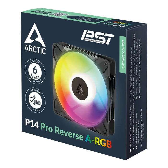 Вентилатор ARCTIC P14 Pro Reverse A-RGB 140mm PWM