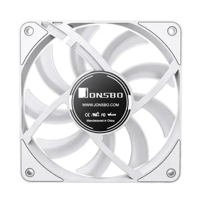 Вентилатор Jonsbo HF1215 Slim PWM ARGB 120x120x15 Бял
